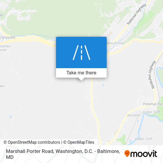 Marshall Porter Road map