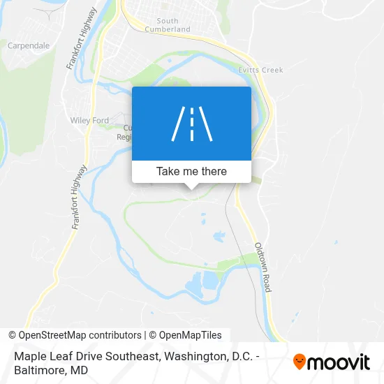 Maple Leaf Drive Southeast map