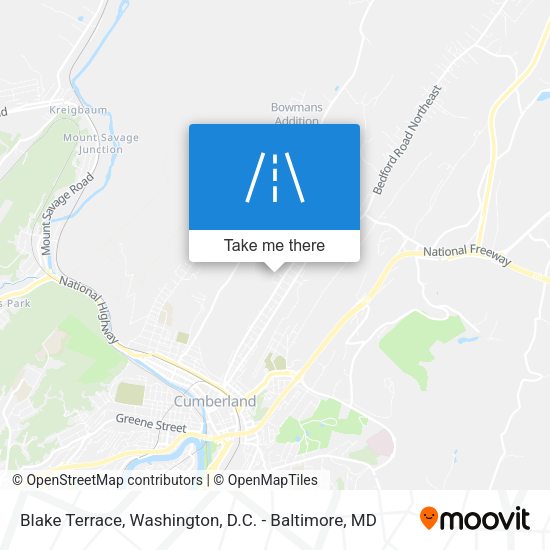 Blake Terrace map