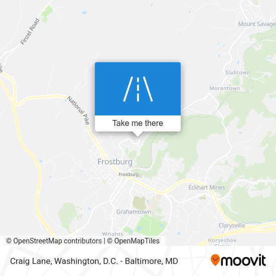 Mapa de Craig Lane