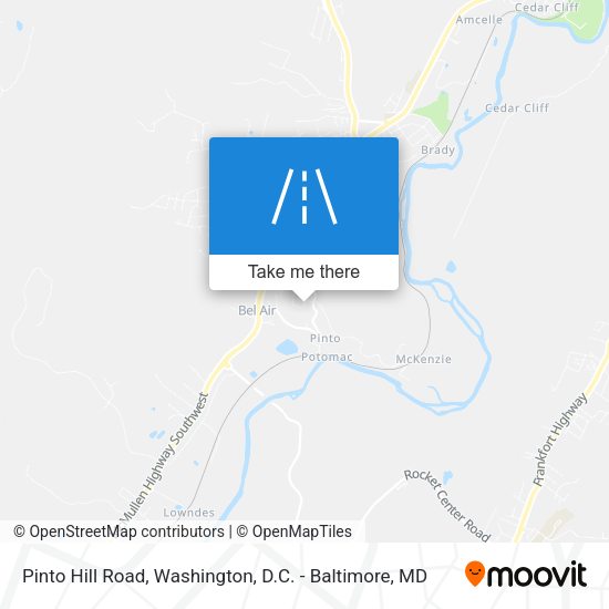 Mapa de Pinto Hill Road