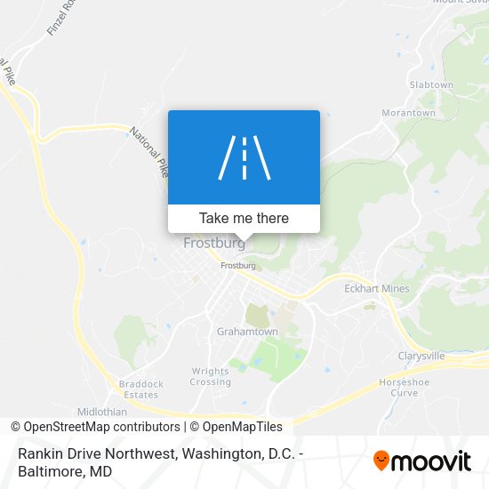 Rankin Drive Northwest map