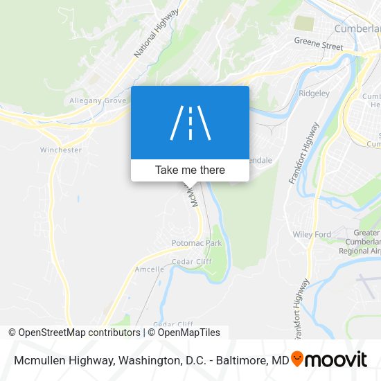 Mcmullen Highway map