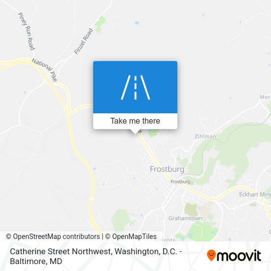 Catherine Street Northwest map