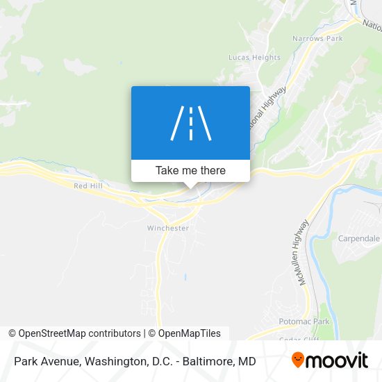 Park Avenue map