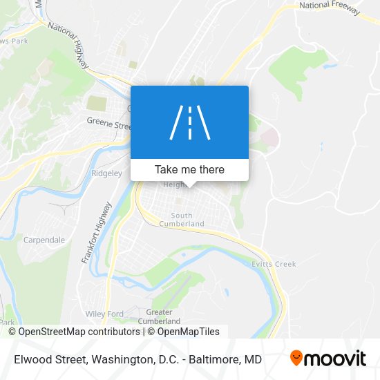 Mapa de Elwood Street