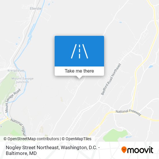 Mapa de Nogley Street Northeast