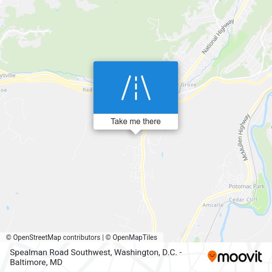 Mapa de Spealman Road Southwest