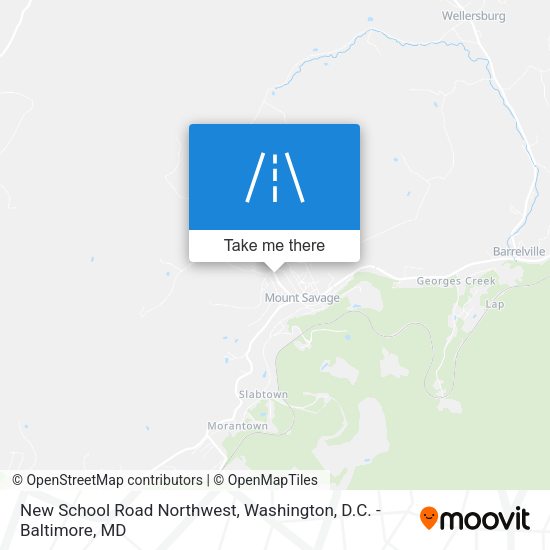 Mapa de New School Road Northwest