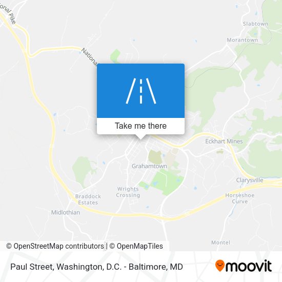 Mapa de Paul Street