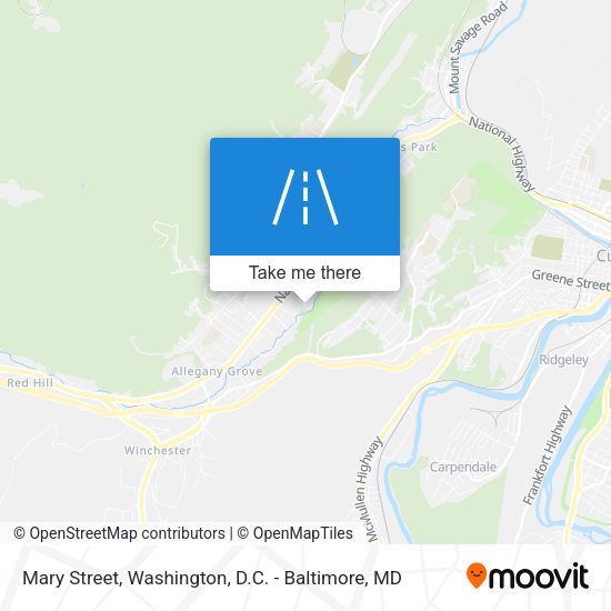 Mary Street map