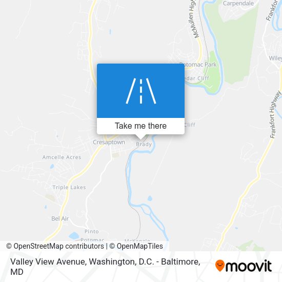 Valley View Avenue map