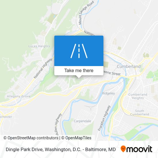 Mapa de Dingle Park Drive