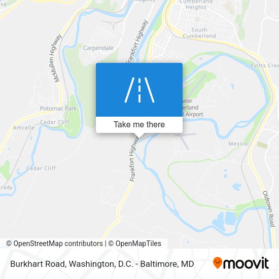 Burkhart Road map