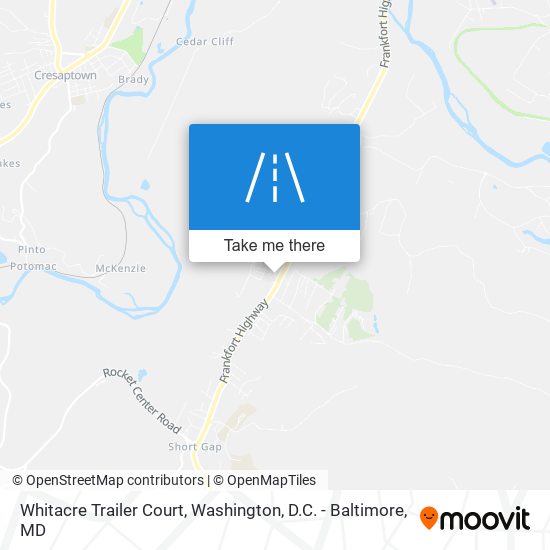 Whitacre Trailer Court map