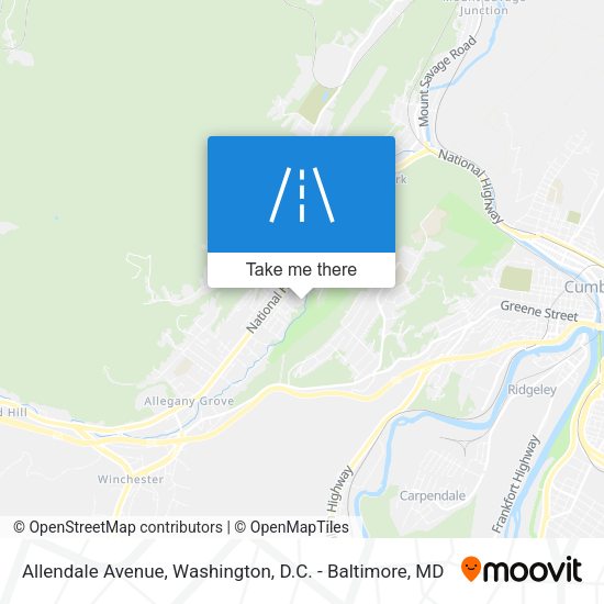 Allendale Avenue map