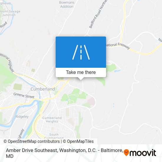 Mapa de Amber Drive Southeast