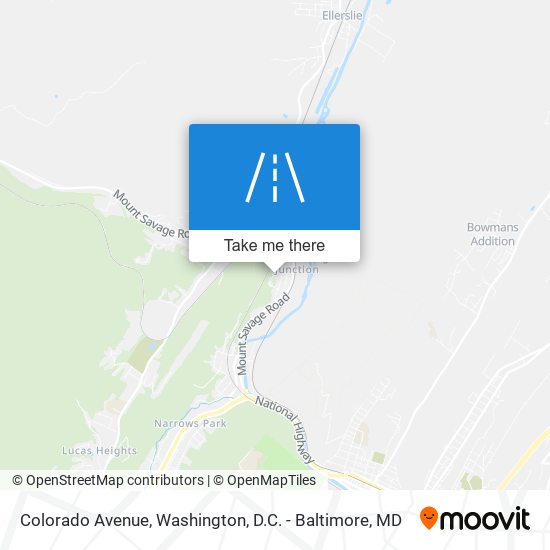 Colorado Avenue map