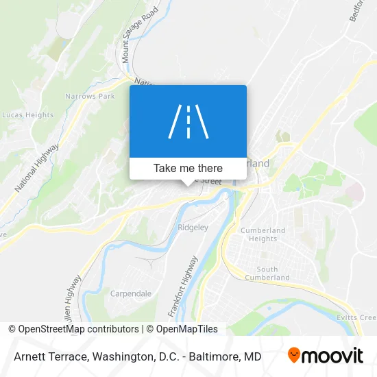 Arnett Terrace map