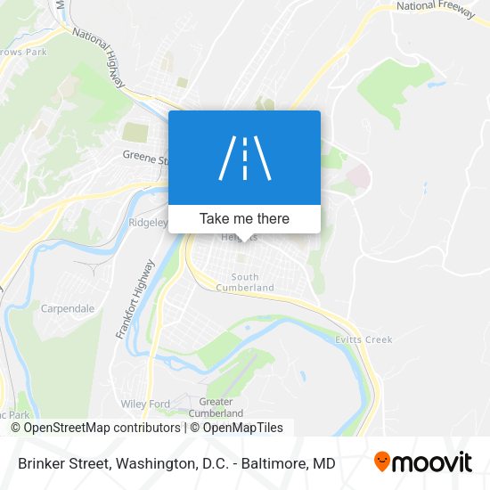 Brinker Street map