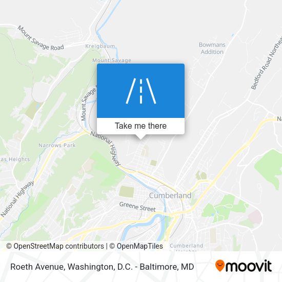 Roeth Avenue map