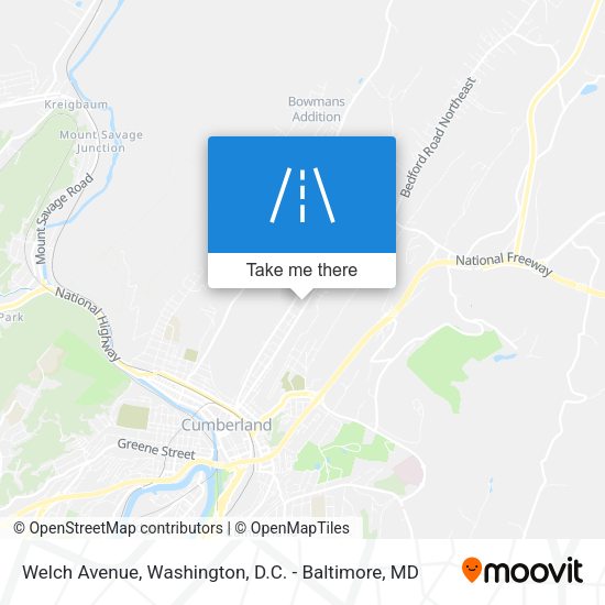 Mapa de Welch Avenue
