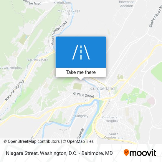 Niagara Street map