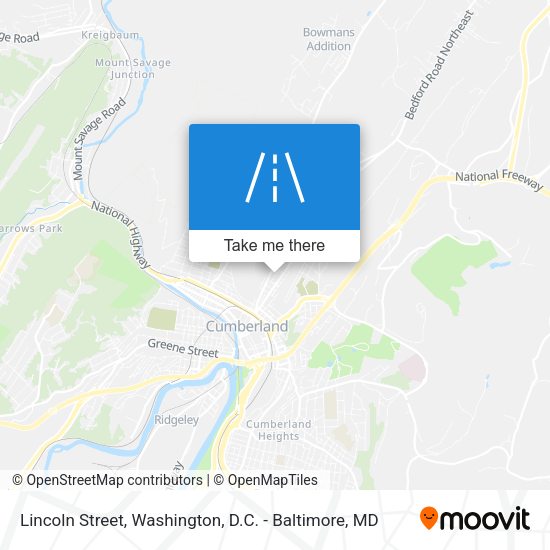 Lincoln Street map