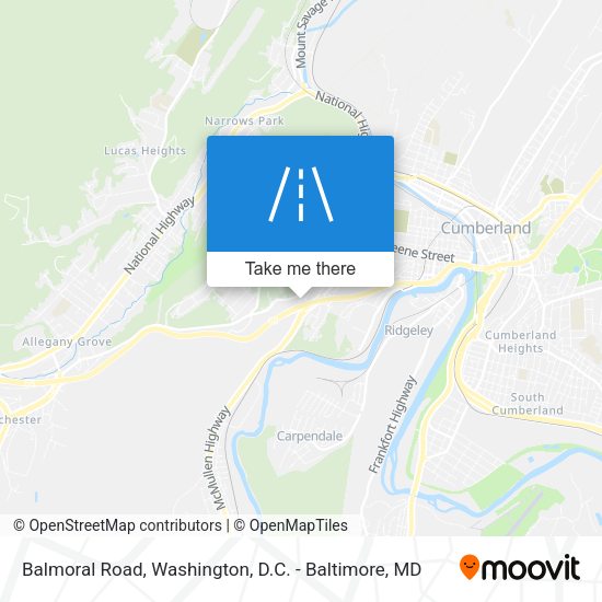 Mapa de Balmoral Road