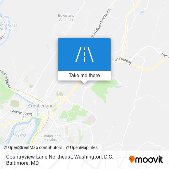 Mapa de Countryview Lane Northeast