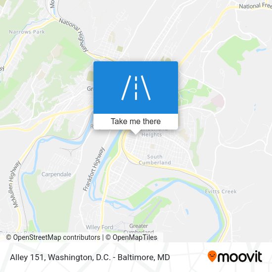 Alley 151 map