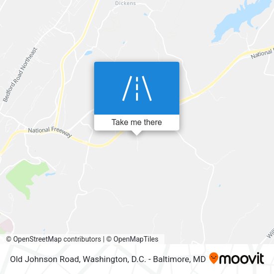 Old Johnson Road map