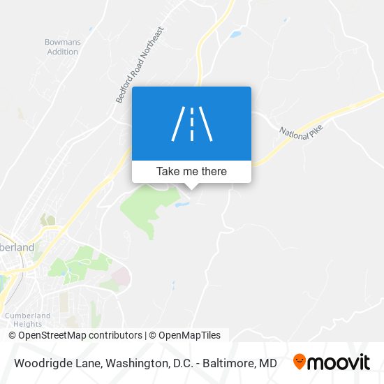 Woodrigde Lane map