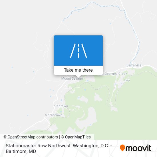 Stationmaster Row Northwest map