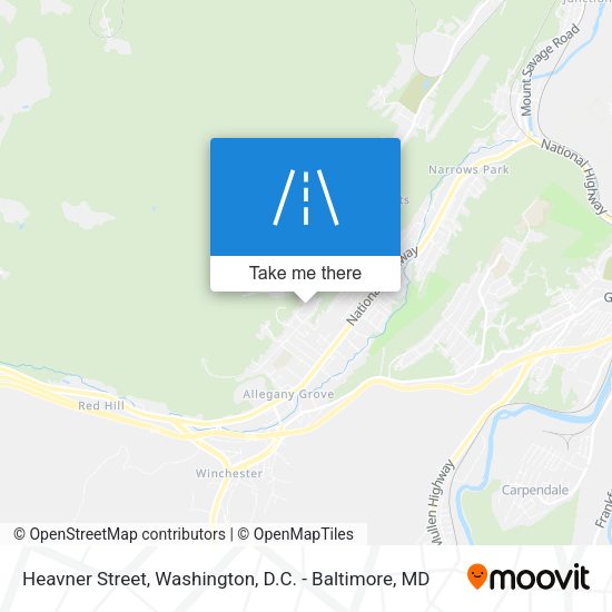 Mapa de Heavner Street