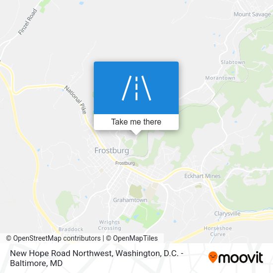 Mapa de New Hope Road Northwest