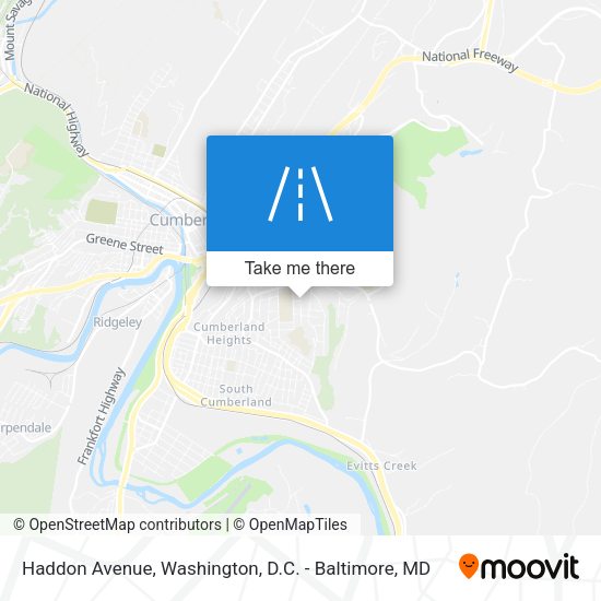 Haddon Avenue map