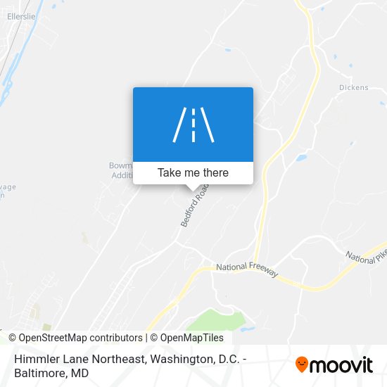 Mapa de Himmler Lane Northeast