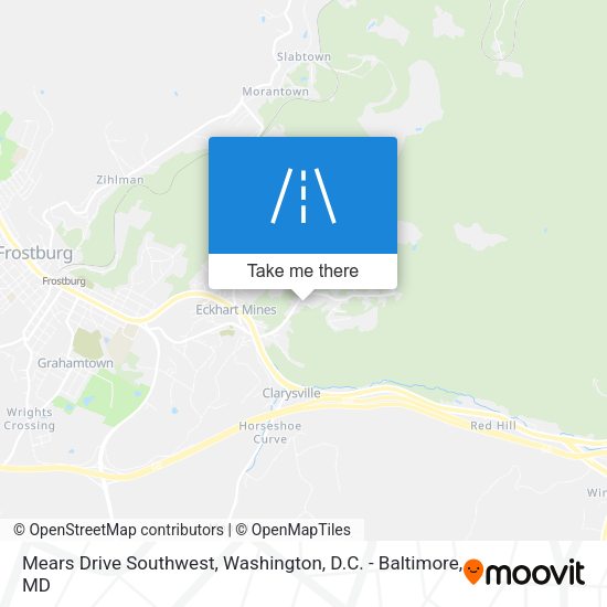 Mapa de Mears Drive Southwest
