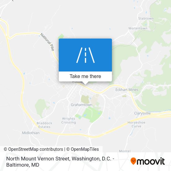 Mapa de North Mount Vernon Street