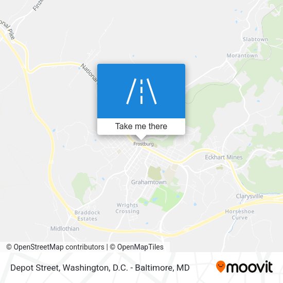 Depot Street map
