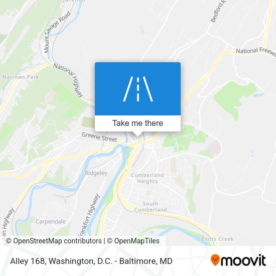 Alley 168 map