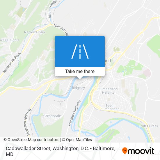 Cadawallader Street map