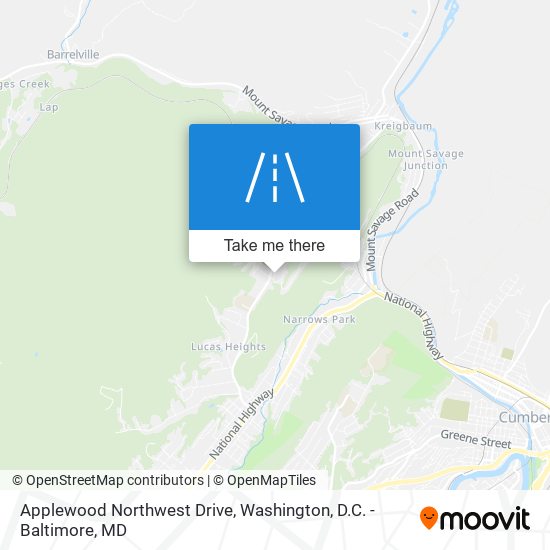 Applewood Northwest Drive map