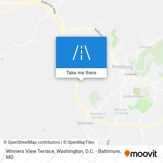 Winners View Terrace map