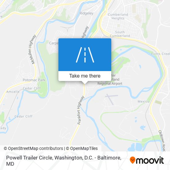 Powell Trailer Circle map