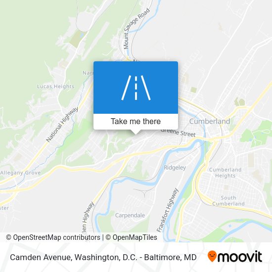 Camden Avenue map
