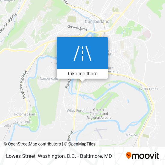 Mapa de Lowes Street
