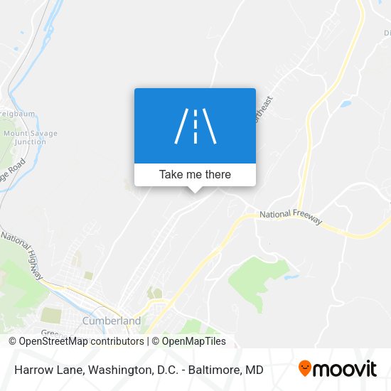 Harrow Lane map