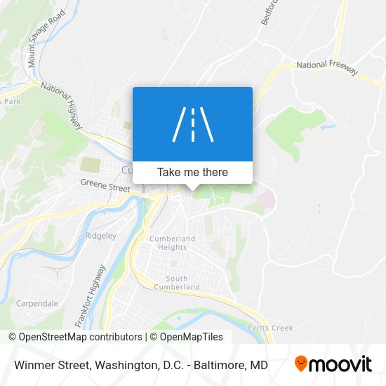 Mapa de Winmer Street